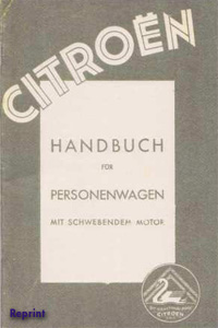 CitroÃ«n 10CV Handbuch 1932